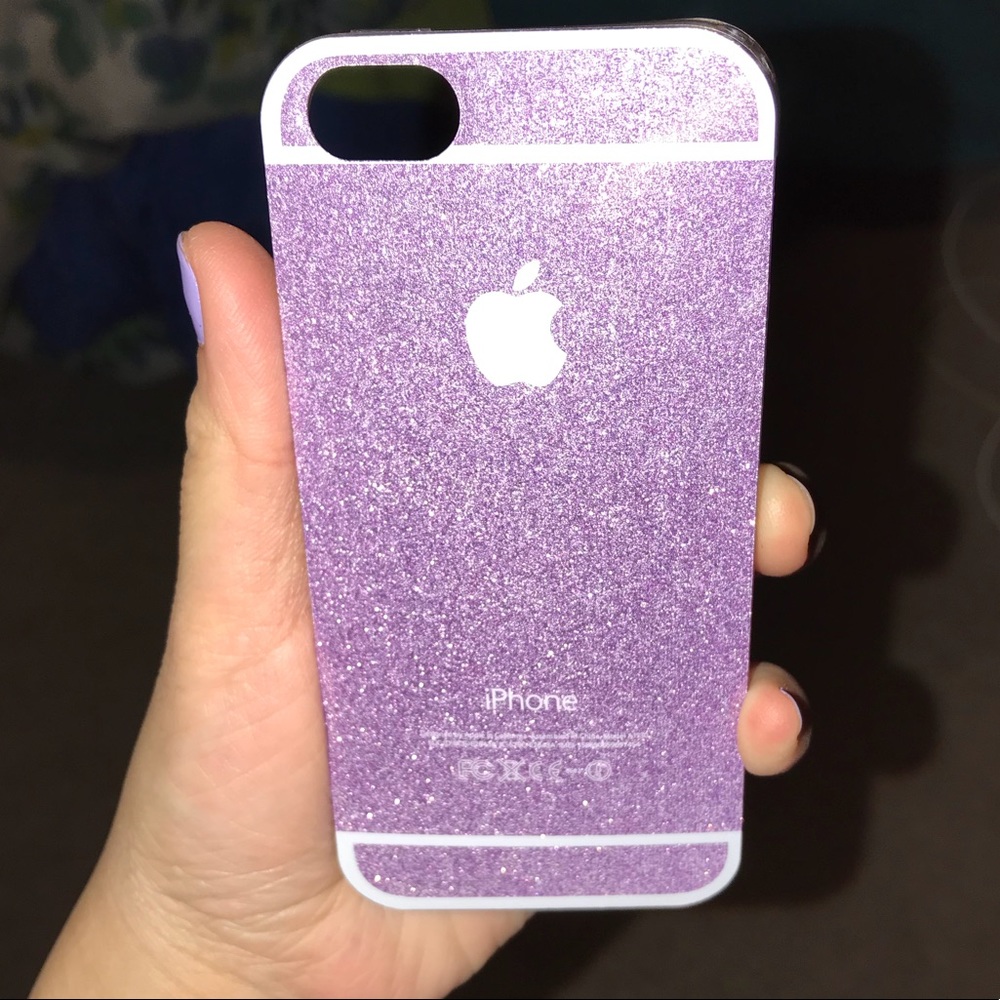 iPhone 5/5s purple sparky case
